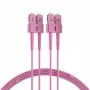 EFB Elektronik O0318.1-1.2 SC Duplex OM4 daugiamodis šviesolaidžio trumpiklis, 1m, violetinis, LSZH