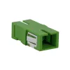 LogiLink SC Simplex šviesolaidžio adapteris, žalias, be flanšo, 12 vnt. pakuotė