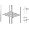 EFB Elektronik 19 inch 0,5U fiksuota lentyna stelažui, 70 kg apkrova, 750-850 mm gylis, juoda (RAL 9005)