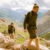 Salewa Puez Cammino pilno užtrauktuko vilnonis megztinis vyrams - tamsiai alyvuoginis