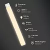 LogiLink LED po spintele su PIR jutikliu, itin plonas, 400mm, 160lm, siltai baltas