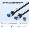 LogiLink SlimLine Cat.6A S/FTP LSZH Patch Laidas, 7,5 m, juodas