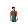 Salewa Dynafit Alpine Pro S/S Tee vyriški bėgimo marškinėliai - Cinder - XL