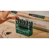 BOSCH mišrus atsuktuvų rinkinys, 39 dalių, su stovu, žalia/juoda