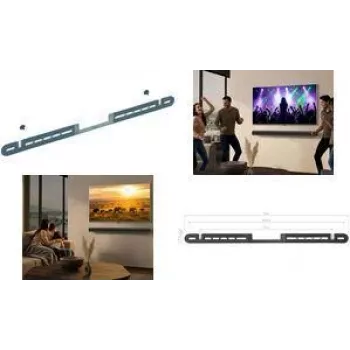 LogiLink garsiakalbio laikiklis sienai, skirtas Sonos Arc ir Sonos Arc Ultra, juodas