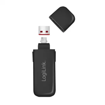LogiLink AU0054 USB-A prievado blokavimo įtaisas su 1 raktu ir 4 spynomis, kelioninė versija, juoda