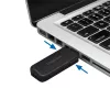 LogiLink AU0054 USB-A prievado blokavimo įtaisas su 1 raktu ir 4 spynomis, kelioninė versija, juoda