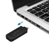 LogiLink AU0054 USB-A prievado blokavimo įtaisas su 1 raktu ir 4 spynomis, kelioninė versija, juoda