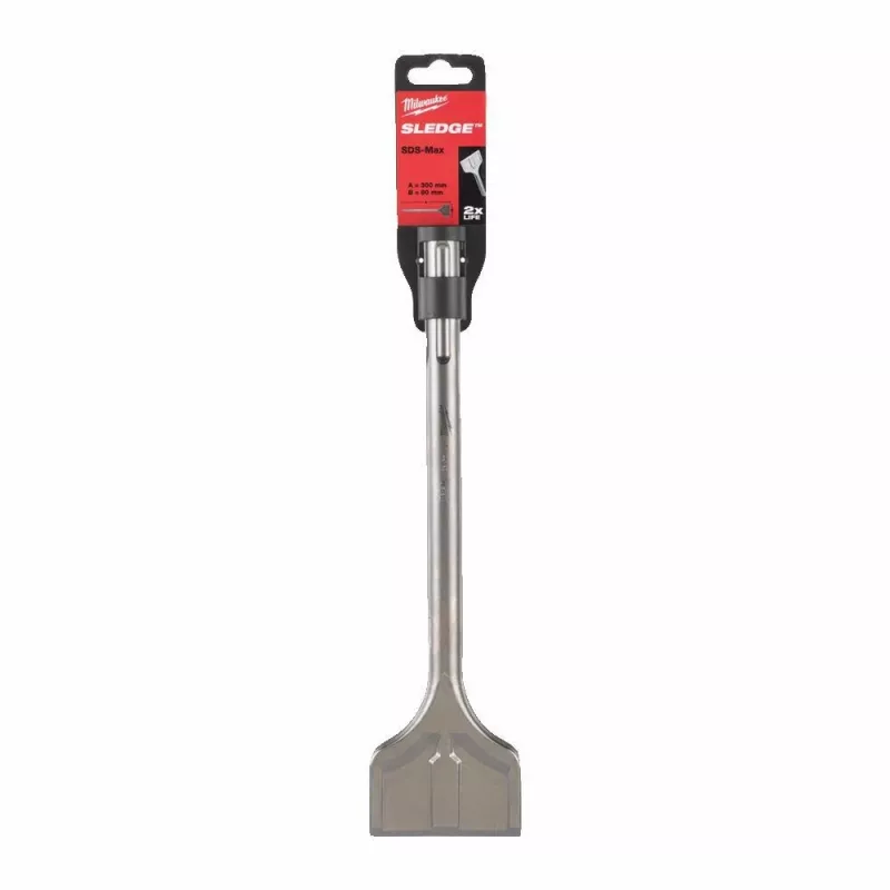 MILWAUKEE SDS-MAX platusis savaiminio galandimo kaltas 80mm x 300mm