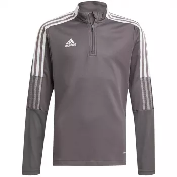adidas Tiro 21 treniruočių viršus jaunimui, pilkas (Grey Four) GM7321, 116 cm