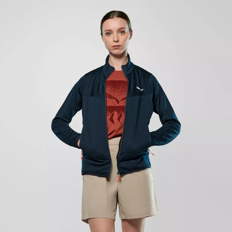 Salewa Puez Altavia Polarlite vilnonė striukė moterims Navy Blazer EU 38 (M)