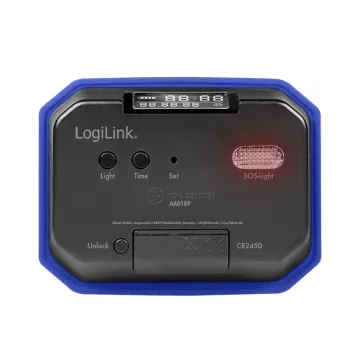 LogiLink elektroninis parkavimo diskas, KBA sertifikuotas, mėlynas
