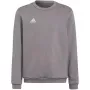 adidas Entrada 22 Sweat Top vaikiškas pilkas megztinis H57477 (116 cm)