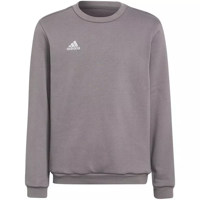 adidas Entrada 22 Sweat Top vaikiškas pilkas megztinis H57477 (116 cm)