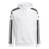 adidas Squadra 21 vyriškas gobtuvas su užtrauktuku baltas GT6637