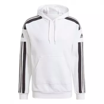 adidas Squadra 21 vyriškas gobtuvas su užtrauktuku baltas GT6637