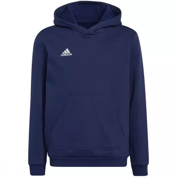 adidas Entrada 22 vaikiškas gobtuvu megztinis, tamsiai mėlynas, 140 cm