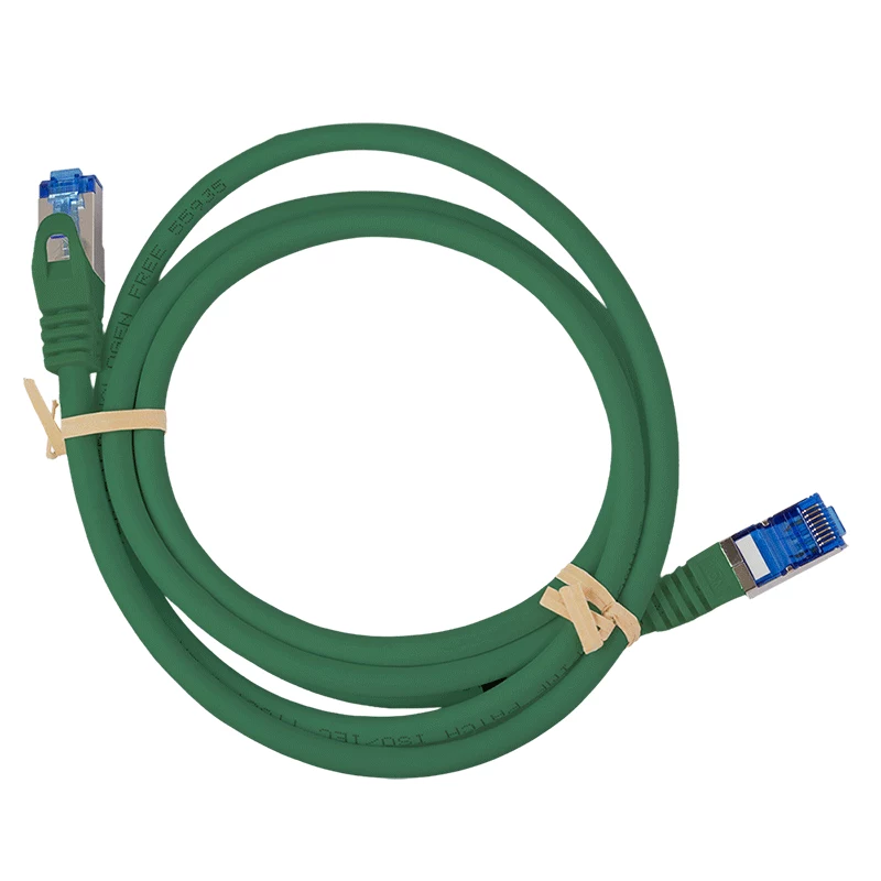 LogiLink Cat.6A S/FTP LSZH jungiamasis laidas, CCA, žalias, 10 m, EconLine