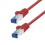 LogiLink Cat.6A S/FTP LSZH jungiamasis kabelis, CCA, raudonas, 7,5 m, EconLine