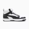 Puma Rebound V6 Mid vaikiški sportbačiai White Black 393831 01 38 dydis