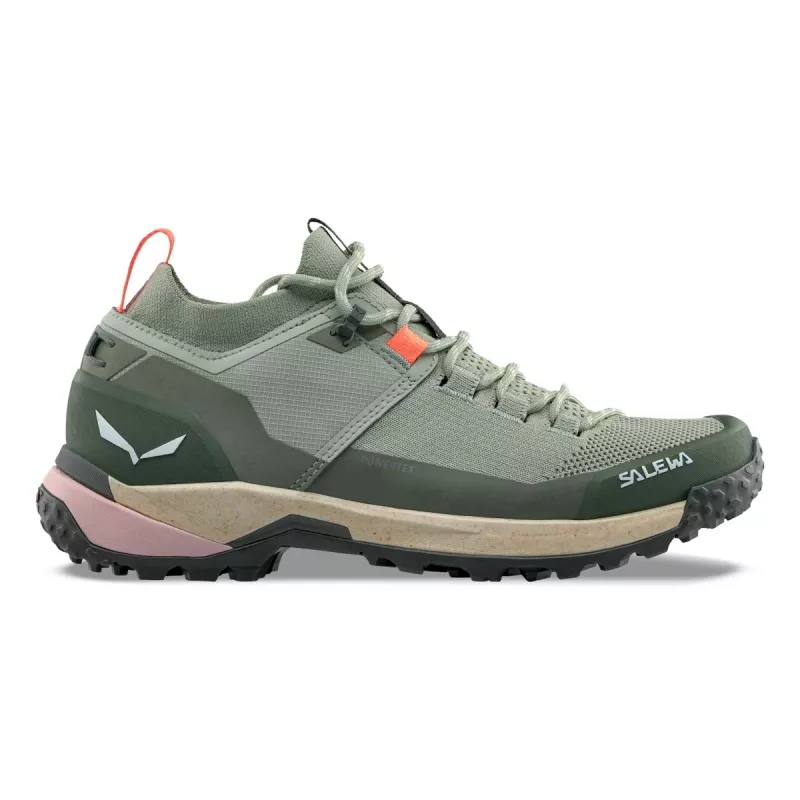 Salewa Puez 2 Knit PTX moteriški žemi žygio batai - Shadow/Olive - EU 41