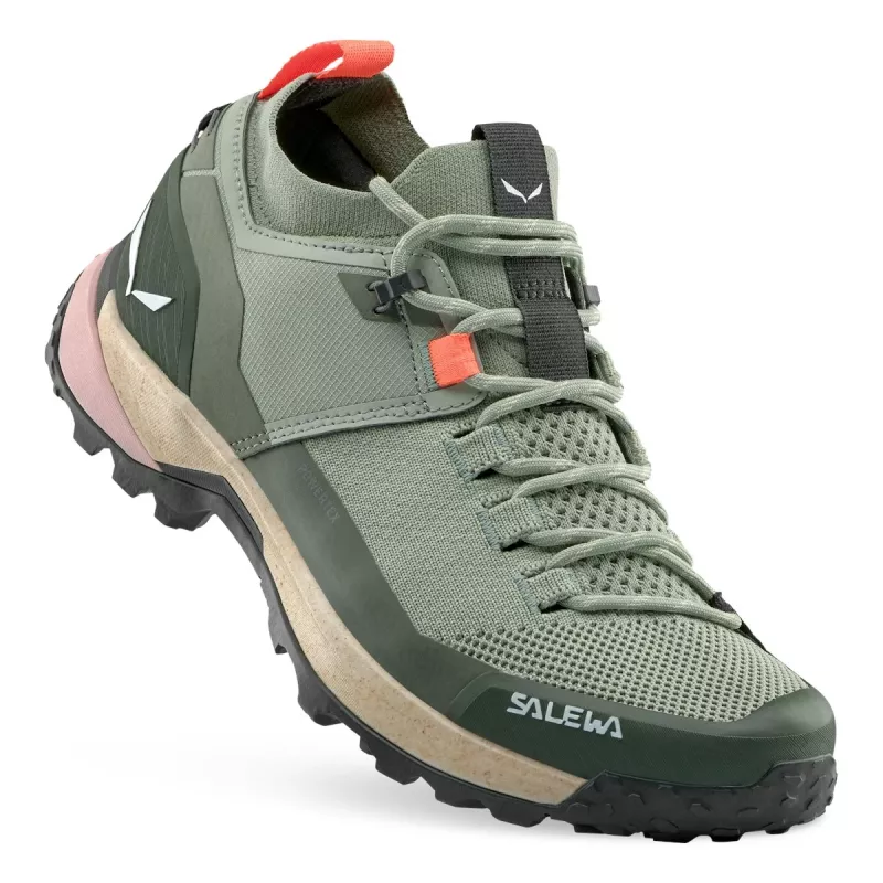 Salewa Puez 2 Knit PTX moteriški žemi žygio batai - Shadow/Olive - EU 41