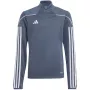 adidas Tiro 23 League treniruočių marškinėliai pilki/balti, jaunimo 152cm HS3491