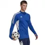 adidas Condivo 22 Training vyriškas sportinis megztinis su pusiau užtrauktuku, mėlynai baltas HA6271