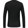 Salewa Cristallo Warm vyriški Alpių Merino Responsive termo marškinėliai - Black Out