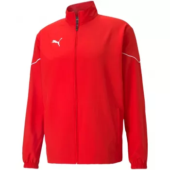 PUMA teamRISE Sideline Vyriška striukė su užtrauktuku, raudona, S dydis