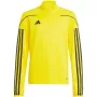 adidas Tiro 23 League treniruočių marškinėliai jaunimui geltoni juodi IC7880 140cm