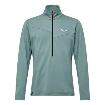 Salewa Puez Cammino Polarlite Half-Zip vilnonė striukė - žalia (Willow Green)
