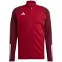 adidas Tiro 23 Competition vyrų treniruočių megztinis, raudonas HE5650