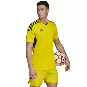 adidas Condivo 22 Match Day marškinėliai geltoni HA3518 M