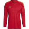 adidas Tiro 23 Competition ilgomis rankovėmis vyriški vartininko marškinėliai raudoni