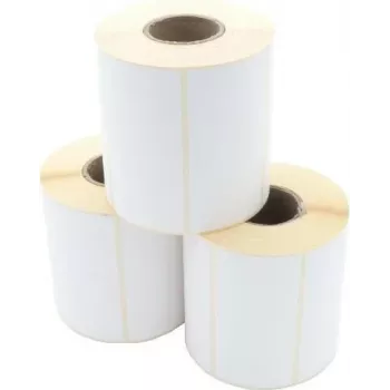 ARTDEV termoperkėlimo etiketės 100 x 50 mm, 40 mm įvorė, 103 mm ritinys, 930 etikečių, baltos