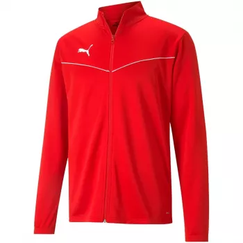 PUMA teamRISE treniruočių poliesterio striukė raudona 657392 01 M
