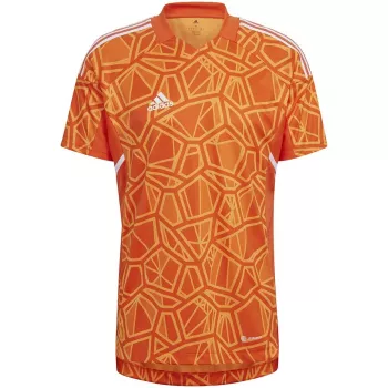 ADIDAS vyriški Condivo 22 vartininko marškinėliai trumpomis rankovėmis, saulės oranžinės spalvos, HB1621