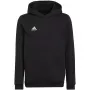 adidas Entrada 22 vaikiškas gobtuvinis megztinis, juodas