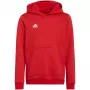 Adidas Entrada 22 vaikiškas gobtuvas raudonas H57566 128cm