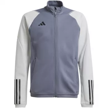 adidas Tiro 23 Competition treniruočių megztinis Team Grey 2/Black vyrams, prigludęs