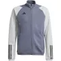 adidas Tiro 23 Competition treniruočių megztinis Team Grey 2/Black vyrams, prigludęs