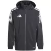 adidas vyriška Tiro 24 lietaus striukė juoda/balta 2XL