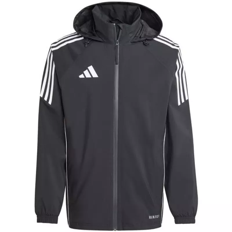adidas vyriška Tiro 24 lietaus striukė juoda/balta 2XL