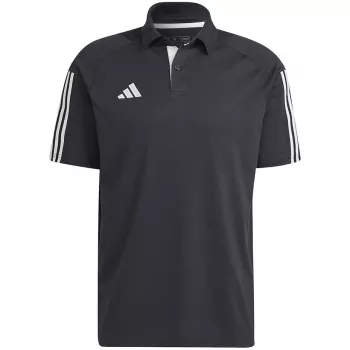 adidas Tiro 23 Competition vyriški polo marškinėliai juodi HK8051 S