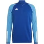 adidas Tiro 23 Competition treniruočių vyriškas megztinis su gobtuvu, tamsiai mėlynas 2
