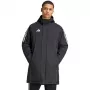 adidas Tiro 24 Stadium Parka vyriška striukė juoda/balta L