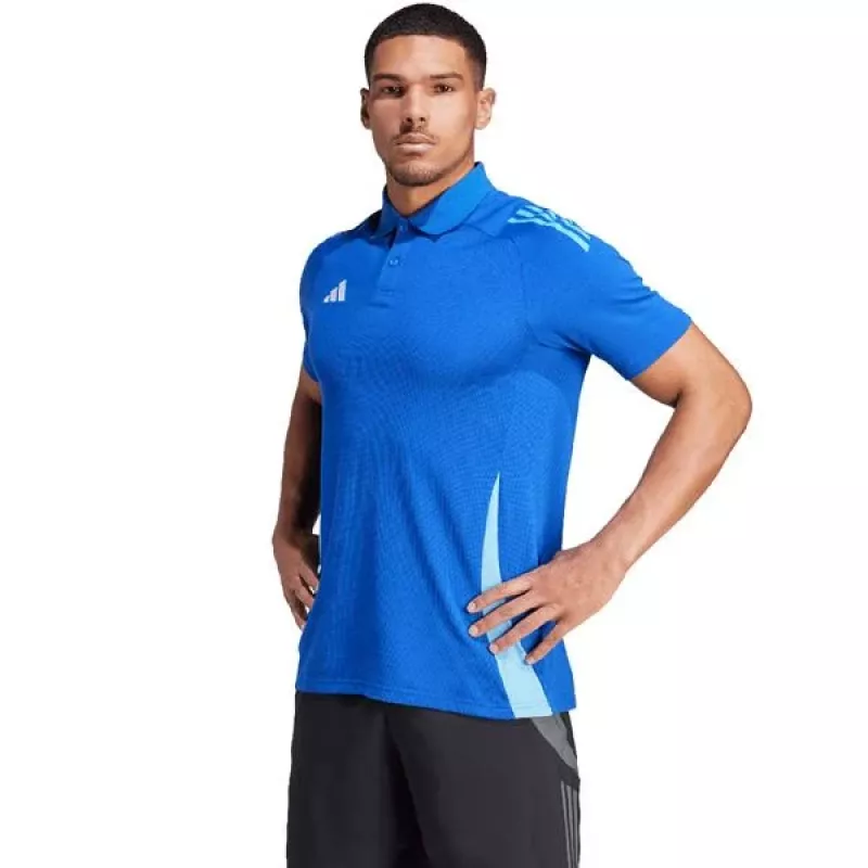adidas Tiro 24 Competition vyriški polo marškinėliai Team Royal Blue/White 2XL