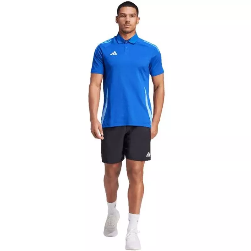 adidas Tiro 24 Competition vyriški polo marškinėliai Team Royal Blue/White 2XL
