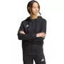 adidas Entrada 26 Full Zip moteriškas gobtuvas su užtrauktuku juodos spalvos S dydis